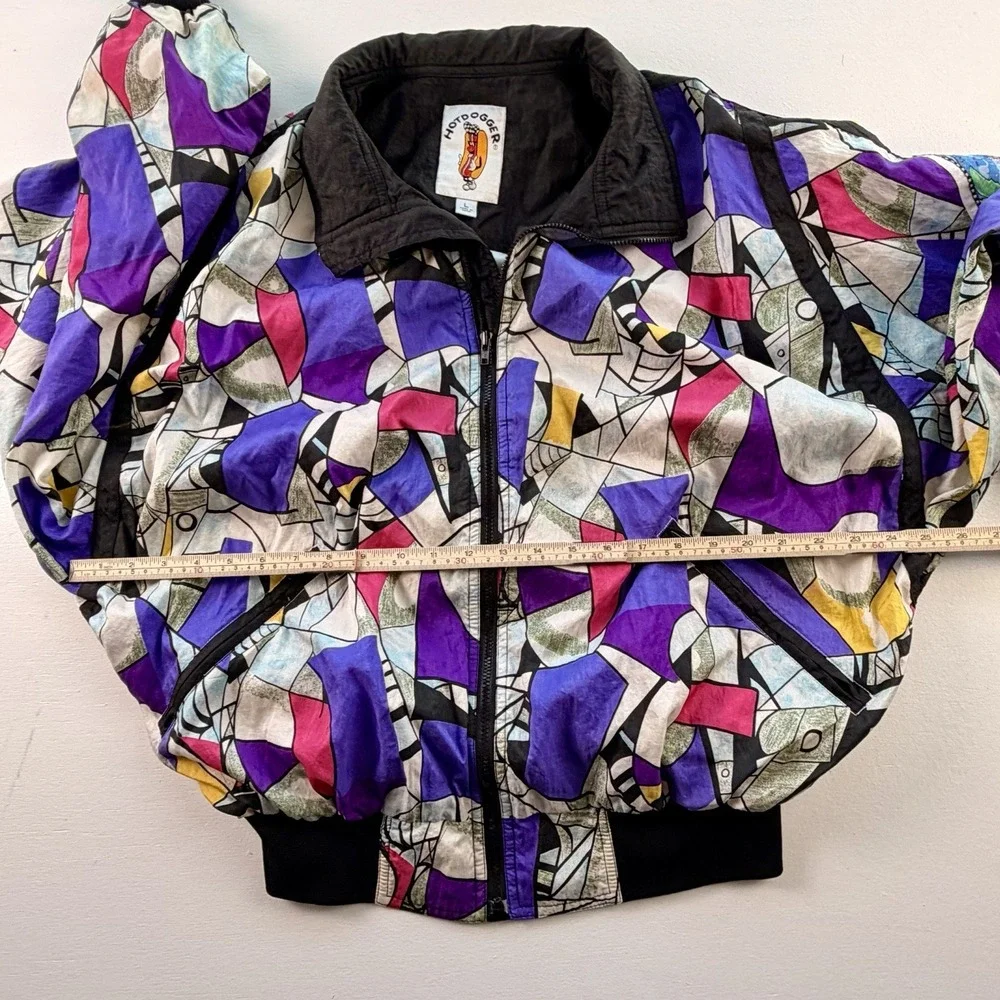 Vintage‎ Color block Windbreaker Hotdogger , Size Large, 80's 90's Retro Y2K,